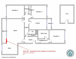 BREST : CHARMANT APPARTEMENT T5 AVEC BALCON EN IMPASSE